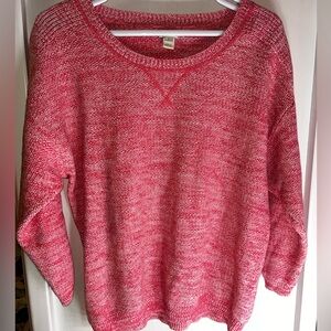 J.Crew Hot Pink Knitted Sweater Size L